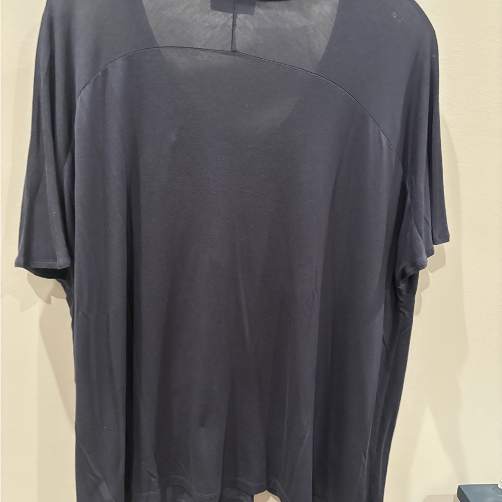 Nashville  Women's Navy V-Neck Top - Picture 3 of 3
